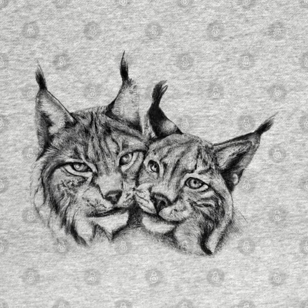 Lynx Couple by AngelsWhisper